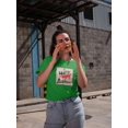 thumbnail image 2 of I Hate Burpees Women Kelly Green T-Shirt, Female Small, 2 of 4