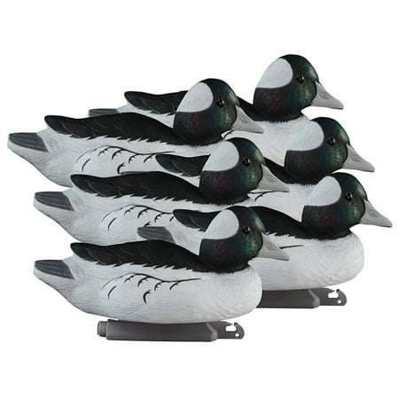 Higdon Standard Bufflehead Drake Foam-Filled Duck Decoys - 6 Pack