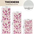 thumbnail image 4 of Pink Pioneer Flower Pattern Kitchen Rugs Sets Of 3,Kitchen Runner Rugs Non Skid Washable,Decorative Kitchen Floor Mats for Kitchen,Sink,Laundry,17"x30"+ 17"x47" + 17"x59", 4 of 6