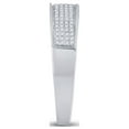 thumbnail image 5 of 10kt White Gold His Hers Round Diamond Cluster Matching Wedding Set 1/2 Cttw, 5 of 5