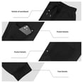 thumbnail image 6 of Men’s Heavyweight Cargo Sweatpants Elastic Waist Baggy Plaid Texture Jogger Trousers Fall Winter, 6 of 7
