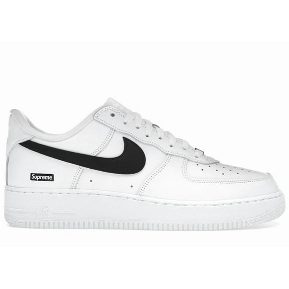 Nike Men's Air Force 1 Low Supreme White Black Shoes, from StockX