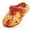 Red/Orange, variant on GUBARUN Boys Girls Classic Garden Clogs Kids Slip on Sandals Slipper Beach Water Shoes(Toddler/Little Kid)