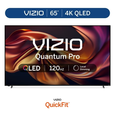 VIZIO 65" Class Quantum Pro 4K QLED HDR 120Hz Smart TV (NEW) VQP65C-84