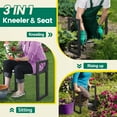 thumbnail image 5 of Garden Kneeler and Seat - Heavy Duty Folding Stool with Handles, Stable Kneeling Device Bench Chair Gardening Tools Gifts for Women Men Seniors Gardeners Outdoor Weeding Planting, 5 of 5