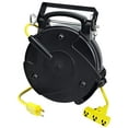 thumbnail image 1 of 40 Ft 12/3 Retractable Extension Cord Reel, Circuit Breaker, 1 of 5