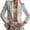 White, variant on Inevnen Womens Blazer Long Sleeve Draped Open Front Causal Office Jackets Single Breasted Work Suit