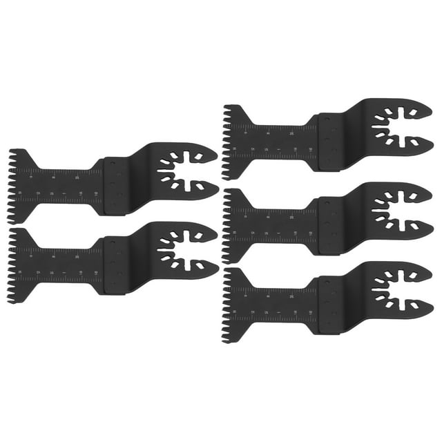 Multioutils Oscillants Universels, Prévention de la Rouille 5 Pcs Lame Oscillante Résistante à l'Usure Dent de Scie Ondulée Plus Longue pour Marbre 44mm Acier à Haute Teneur en Carbone