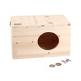 thumbnail image 2 of Safe Durable  Wood Pets Animal Chinchilla Squirrel Nesting House Cage With Easy Installation, Large Breeding Space For Activities, 2 of 8