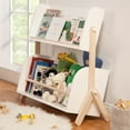 thumbnail image 2 of Babyletto Tally 2 Shelf Wood Bookcase in White and Washed Natural, 2 of 4