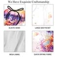 thumbnail image 4 of luoweisi Men's Beach Shorts Quick Dry Swim Trunks with Mesh Lining Colorful Jellyfish XL, 4 of 5