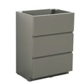 thumbnail image 2 of Gray Bathroom Storage Cabinet with 3 Drawers, Freestanding Vanity Without Sink, Melamine Material, 2 of 6