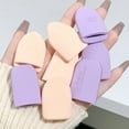 thumbnail image 4 of Mini Finger Puff Set Foundation Powder Detail Makeup Puff Portable Face Concealer Cream Sponge Cosmetics Accessories Makeup Tool, 4 of 6