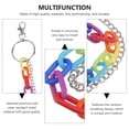 thumbnail image 5 of CIMAXIC 1pc Waist Chain Fashion Wasit Belt Chain Rainbow Color Waist ChainColorful,23.62"X0.39"X0.39", 5 of 5