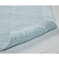 thumbnail image 3 of Better Trends 20"x 60" Premium Bathroom Runner Rug 100% Cotton Soft Reversible Tufted Bath Mat Water Absorbent Ideal for Easy Care in Bathroom and Shower Areas, (Blue)- Edge Collection, 3 of 6