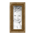 thumbnail image 2 of ArtToFrames 4" x 10" Gold with beads Picture Frame, 4x10 inch Gold Wood Poster Frame (WOM-4139), 5 Pack, 2 of 7