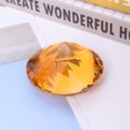 thumbnail image 4 of BRIGHTFUFU Diamante de cristal de 60 mm, adorno decorativo de diamante para boda, hogar, despedida de soltera (ámbar), 4 of 7