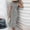 Dark Gray, variant on Snorda Women's Striped Dress, Summer Round Neck Sleeveless Striped Solid Color Casual Dress Flowy Sundress Ideal for Daily Wear, Beach Vacation & Party
