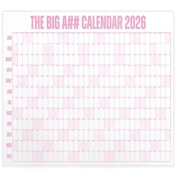 Large 2026 Calendar Planner Sheet Schedule Sticker Planner Target 365 Days Planner Sheet Wall Calendar Supplies A