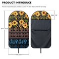 thumbnail image 7 of Uourmeti Sunflower Elephant Geometric Theme Car Seat Cover Sweat-Absorbent, for Truck Seat Van Car Front Seat Suitable for Trucks SUV Sedan, 7 of 7