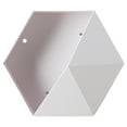 thumbnail image 1 of Estante de pared hexagonal Estante de almacenamiento hexagonal geométrico Estante flotante de pared geométrico simple, 1 of 10