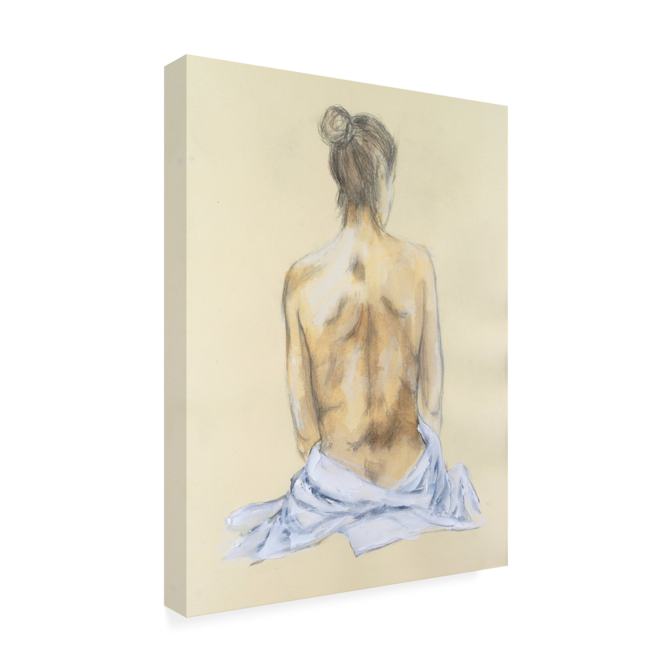 Trademark Fine Art Michael Willett  Draped Figures II Canvas Wall Art