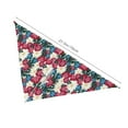 thumbnail image 3 of Naloa Beautiful Flower Dog Bandanas 1PC Washable Triangle Dog Scarfs Premium Durable Fabric, for Small Medium Large Dogs and Cats, 3 of 6