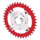 thumbnail image 3 of Plato Y Adaptador De Bicicleta Eléctrica 104 BCD, Repuesto 38T 104 BCD Plato De Corte CNC Para Eléctrico ANGGREK Rojo, 3 of 8