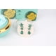 thumbnail image 5 of Caja Giratoria con Rosa Eterna y Aretes  Regalo Romántico para Mujer  Caja redonda de Joyería con Flor Preservada  (Verde(aretes verdes)), 5 of 9
