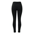 thumbnail image 4 of MIXUE Jeans For Women Solid Color Lifting Skinny High Waisted Cola Push Up Trousers Outwear,Black,L, 4 of 5