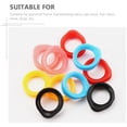 thumbnail image 2 of MasteelfCA 10pcs Color Silicone Finger Rings Hair Scissors Pet Scissors Finger Rings, 2 of 7