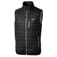 thumbnail image 2 of Men's Cutter & Buck Black Utah Utes Big & Tall Rainier PrimaLoft Eco Full-Zip Puffer Vest, 2 of 3