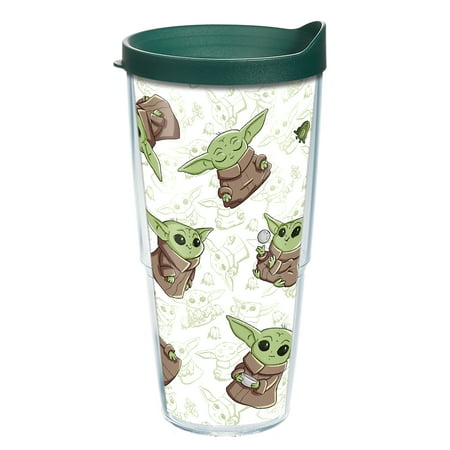 

Tervis Star Wars - The Mandalorian Child Playing Made in USA Double Walled Insulated Tumbler Travel Cup Keeps Drinks Cold & Hot 24oz Classic