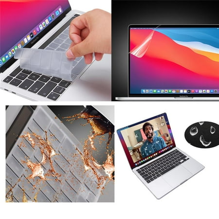 Techprotectus - Compatible with MacBook Pro 16 inch with Touch Bar & Touch ID & Retina Display for models: A2141, 2020 2019 Release.