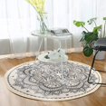 thumbnail image 4 of Alfombra Vintage Redonda De Algodón De 90 Cm Alfombra Redonda Lavable Mandala Con Borlas Alfombra Tejida A Mano Ideal Para Sala De Estar, Dormitorio Ormromra WL-00890, 4 of 7