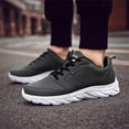 thumbnail image 2 of Non S𝗅ip Work Shoes for Men 𝖫a𝖼e Up Outdoor Hiking Sneakers Breathable Lightweight Sport Shoes Comfortable S𝗅ip On Tennis Shoes Wate𝗋proof Casual Jogging Shoes for Summer and Autumn, 2 of 9
