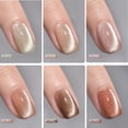 thumbnail image 3 of Juego de esmaltes de uñas GAOY Glitter Cat Eye Gel con imán, 7,3 ml x 6, 3 of 6