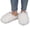 White, variant on Slippers for Women,Slippers Winter Warm Fuzzy Shoes With Sole Cozy Indoor Outdoor Comfortable Soft Slides For Home,Womens Slippers,White,41