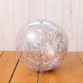 thumbnail image 3 of nipocaio Jumbo Pool Toys Balls Giant Confetti Glitters Inflatable Clear Beach Ball (16"), 3 of 5