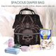 thumbnail image 5 of Disketp Spider with Skull Mochila de Pañales de Gran Capacidad con Múltiples Bolsillos, Mochila de Viaje Multifuncional para Bebé, Unisex, Moderna y Resistente, 5 of 6