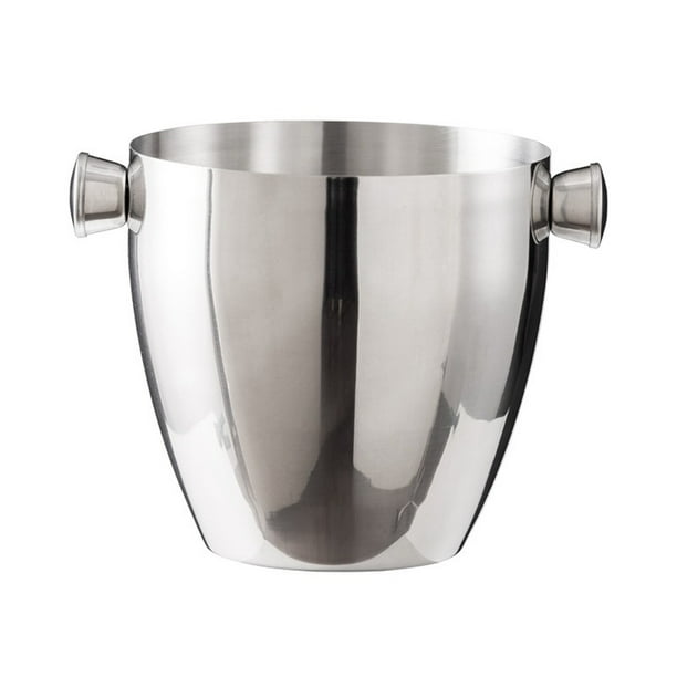 Hygienic Wide Mouth Ice Bucket Access Ice Cubes and Garnishes with Ease