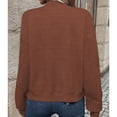 thumbnail image 6 of Women's Baseball Jackets Zip Up Bomberes Jackets Casual Long Sleeve Outerwear Windbreaker, 6 of 9