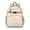 Beige-4, variant on Dental-Themed Waterproof Backpack - Lightweight Student Book Bag with Tooth Pattern, Adjustable Ergonomic Design for Spine Protection, Multiple Pockets & Breathable Padding for Teens & Daily Wearers