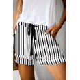 thumbnail image 2 of onlypuff Womens Shorts Comfy Drawstring Elastic Waist Summer Shorts with Pockets Casual Pants-week, 2 of 4