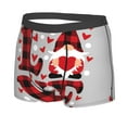 thumbnail image 2 of Naloa Buffalo Plaid Love And Gnome Print Mens Underwear - Boxers for Men, Classic Briefs for Men, 2 of 9
