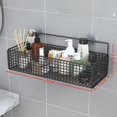 thumbnail image 1 of Estante de almacenamiento montado en la pared para baño, Material de hierro, una sola capa, No requiere perforación, estante organizador para baño y sala de lavado, 1 of 5