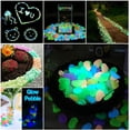 thumbnail image 5 of 100 Uds. Rocas que brillan en la oscuridad-rocas para peceras-rocas decorativas para acuarios-guijarros irregulares-perfecto para peceras, estanques, 5 of 5
