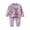 Purple A7, variant on Hrsba Boys Cotton Outfit set Kids Print Long Sleeve Crew Neck Top and Long Pants Home Fall Outfit Set