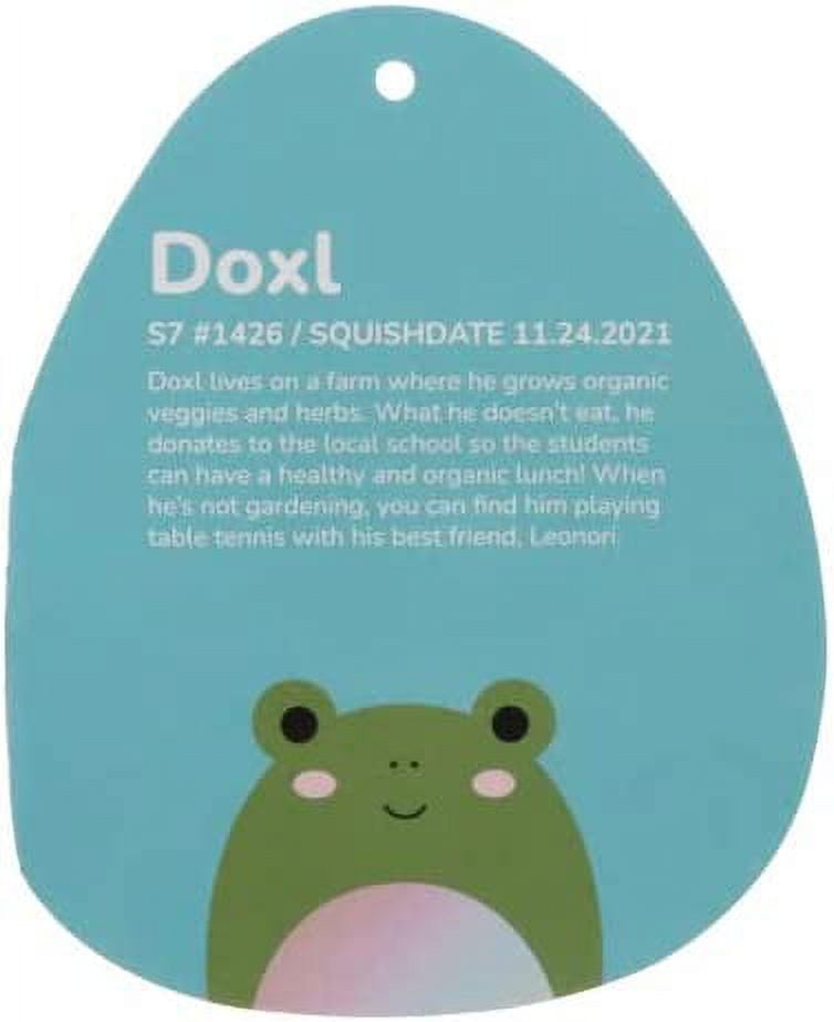 Squishmallows Official Kellytoy Plush 7.5 Inch Squishy Stuffed Toy Animal (Doxl The Frog)