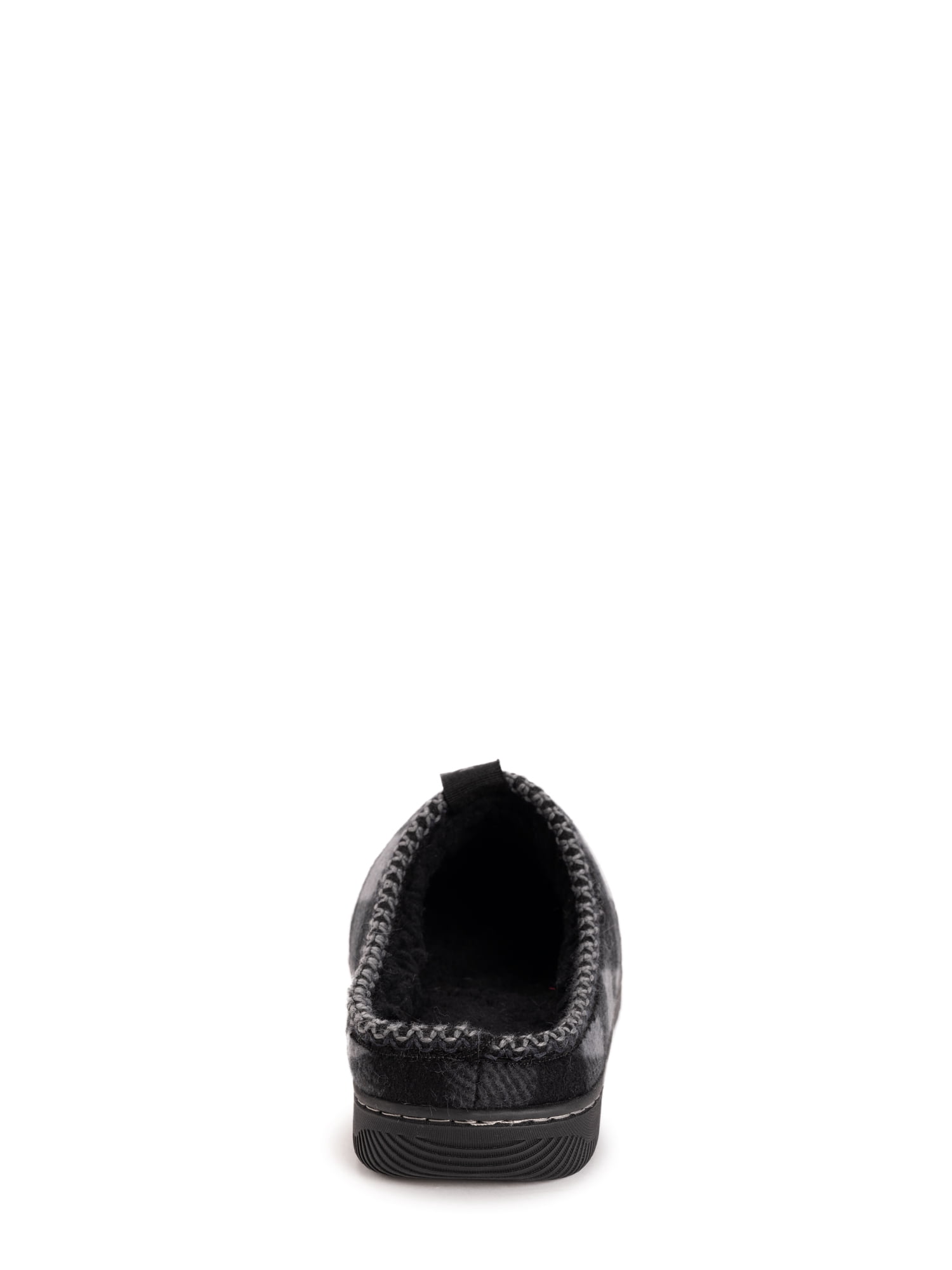MUK LUKS Men's Plaid Fleece Comfort Clog Slipper
